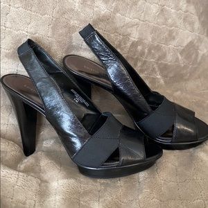 Like NEW black sexy platform heels 9.5M